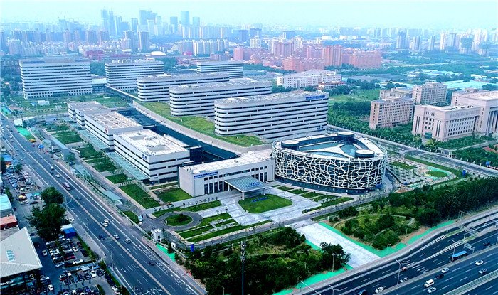 Aerial view of Beijing Tiantan Hospital campus supplied by the user